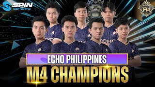 BEST MOMENTS ECHO PH THE M4 WORLD CHAMPIONS!! HOW ECHO DOMINATED THE WORLD!