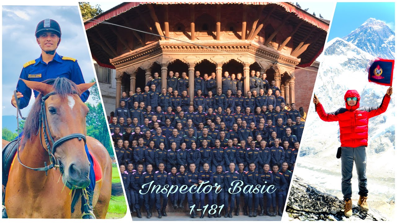 (Inspector Basic 1-181 Batch) Some clips of Training - Nepal Police 👮‍♂️(2078-2079)