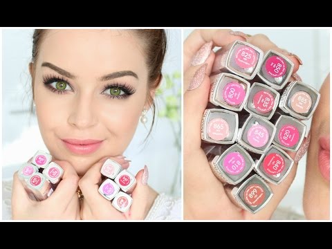 First Impression &amp; Swatches = Revlon Ultra HD Lipstick