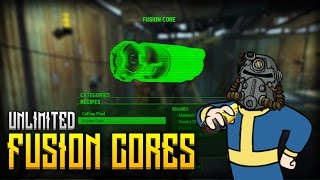 Fallout 4 - UNLIMITED FUSION CORES GLITCH! (Duplication Glitch)