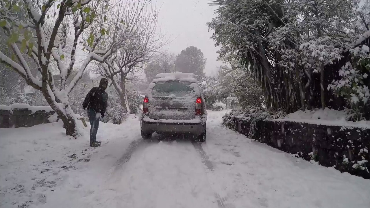 Snow In Sicily 2017 YouTube
