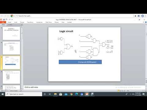 LOGIC SYNTHESIS USING GATES