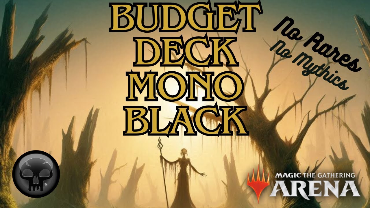 Mono Black Mayhem Dominating on a Budget! No Rares, No Mythics!