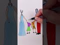 🖌️Creative Drawing Story The Blade Family's World 🔪🎬#diy #story