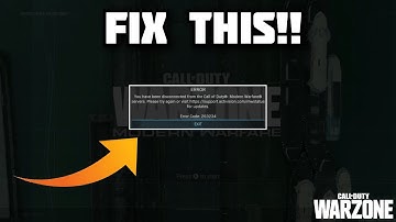 Modern Warfare Error Code 263234 Fix