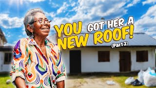 This grandma's roof was blown away! part 2