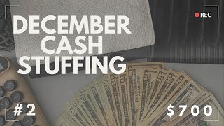Last Cash Stuffing of 2023 | December Paycheck 2 | $700