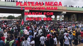 PLATEAU 1 MILLION-MAN MARCH FOR PETER OBI / JOS WAS ON A STANDSTILL FOR OBI (part1)