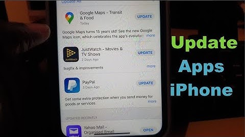 How to Update Apps on iOS 13