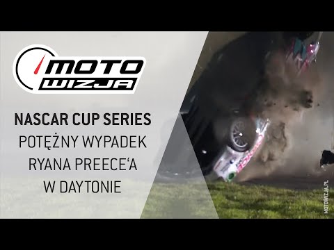 Potężny wypadek Ryana Preece'a w Daytonie [CRASH + REPLAYS] | NASCAR Cup Series 2023