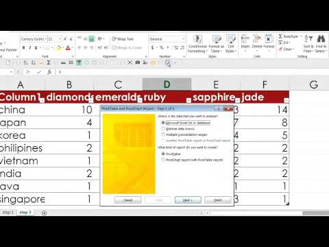 Get data ready for Pivot Table analysis 2