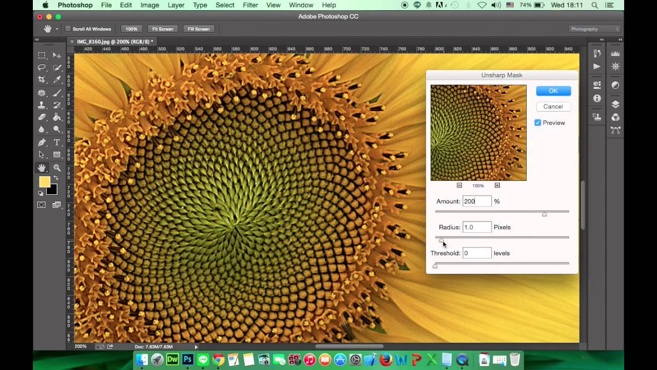 PS.12 ปรับภาพให้ชัดขึ้น : photoshop