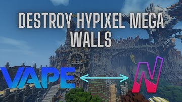 DESTROYING HYPIXEL MEGA WALLS WITH NOVOLINE AND VAPE V4