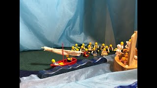 LEGO ® Bible Jesus calming the Storm | Mark 4:35-41