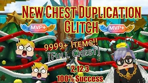 New Chest Duplication Glitch 😍😍👑-(2.12.3) 💯% Successful| Blockman Go | Skyblock |