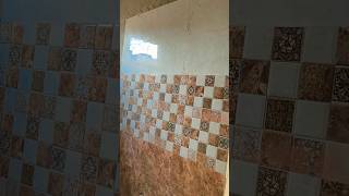 12"×18" wall tiles perfectly fitted #tiles #granite #reelvideo #viralpost #tilesbr53