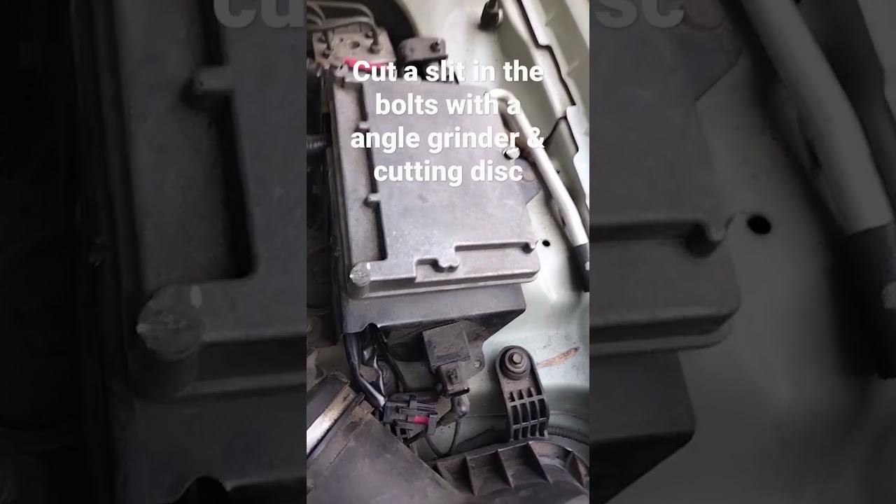 BA BF Falcon easiest way to remove ECU bolts