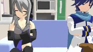 Mmd Kaito Freaks Haku Out