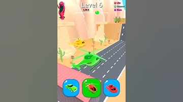 Shape-shifting Game Very Cool & Gnerly hyper casual game #shorts #gameplay #short  #shapeshifting