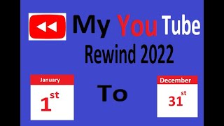 My YouTube Rewind 2022 - Statistical rewind