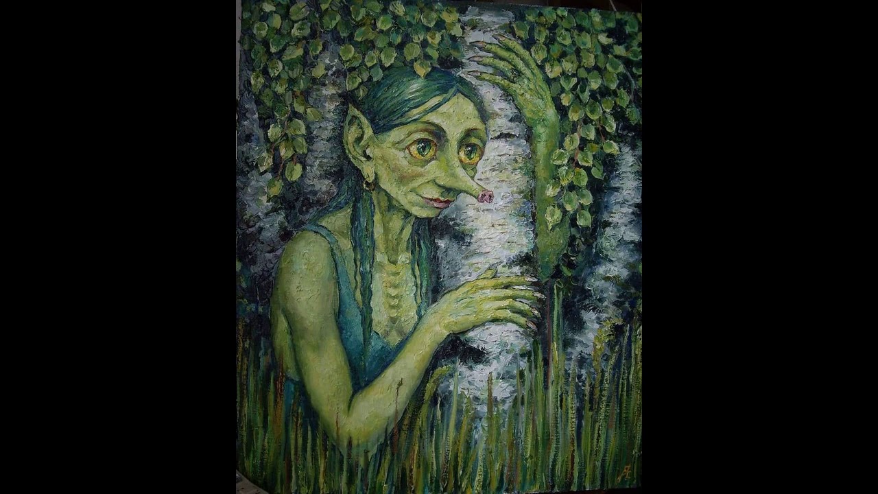 Рисунок к музыке а лядова кикимора