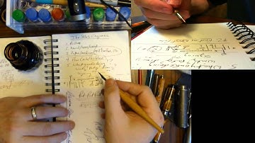 Writing with a Fountain Pen or Dip Pen - Part 2