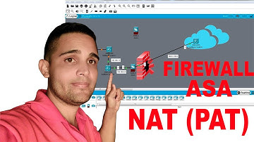 Como Configurar NAT (Nat con sobrecarga) en Firewall CISCO ASA 👍 Packet Tracer