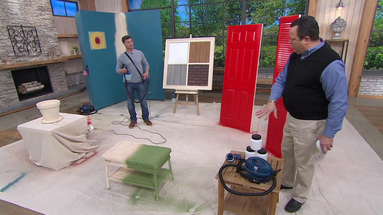Paint Zoom Pro Paint Sprayer w/ 3 Paint Storage Containers on QVC YouTube