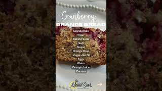 Easy and delicious holiday Cranberry Orange Bread! Best cranberry orange bread recipe!