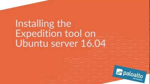 Expedition Installation