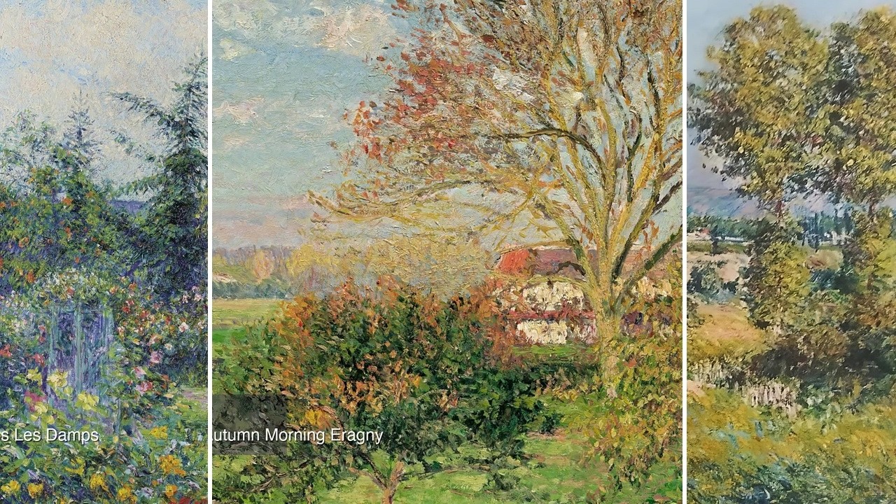 Impressionist Art TV — Silent Art Gallery · September 13 Night | The Large Walnut Tre… & others