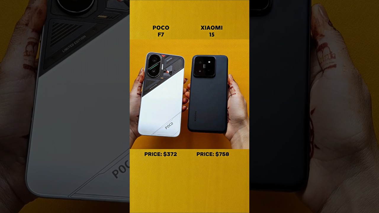 Xiaomi 15 vs POCO F7 Speed Test – 2X Faster? Full Comparison!😱
