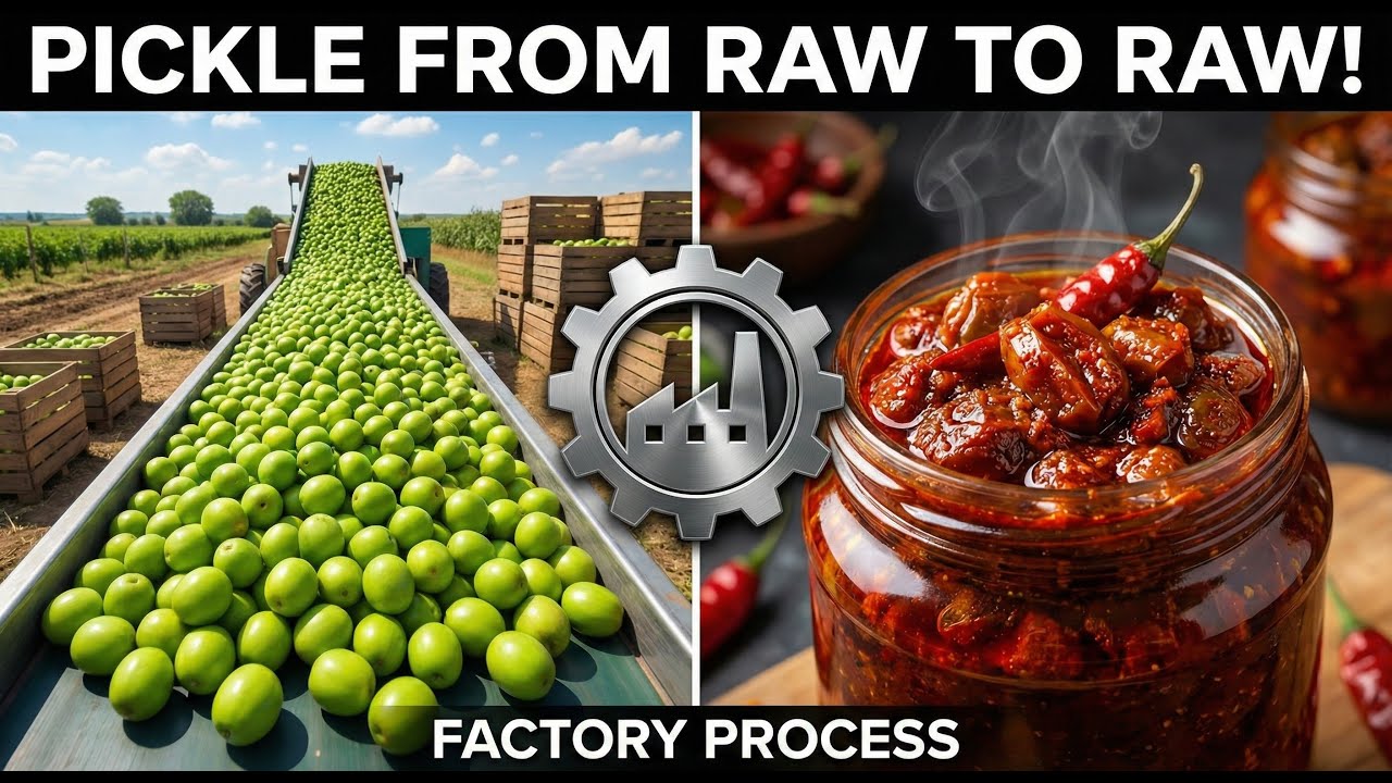Massive Jujube Pickle Factory Process! 😱 | From Harvesting to Packaging