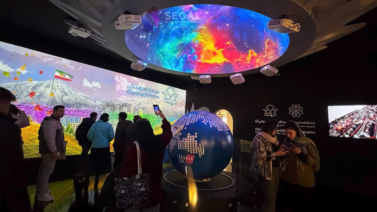 Video Mapping and Dome Projection at Abbas Abad