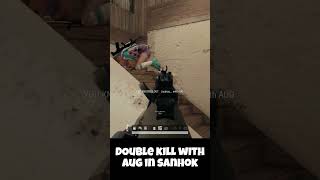 Double kill with aug in sanhok