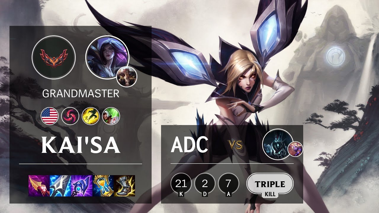 Kai'Sa ADC vs Karthus - NA Grandmaster Patch 12.4