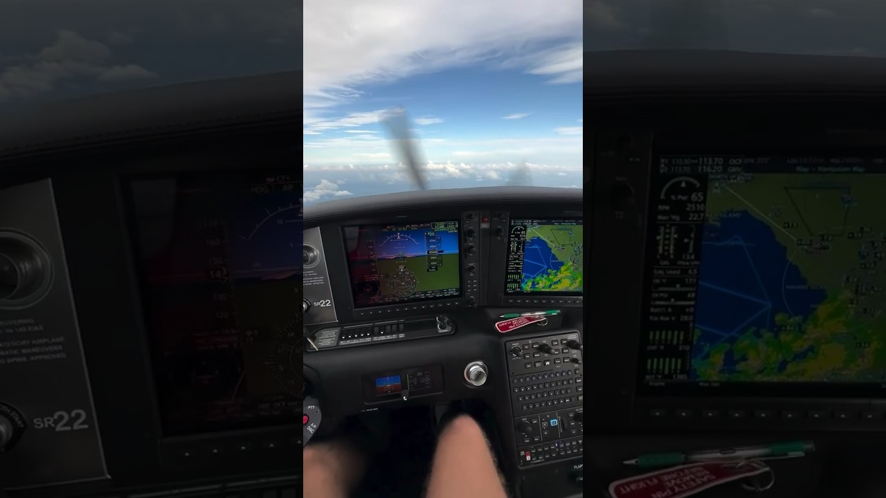 First time I ever soloed a Cirrus SR22 