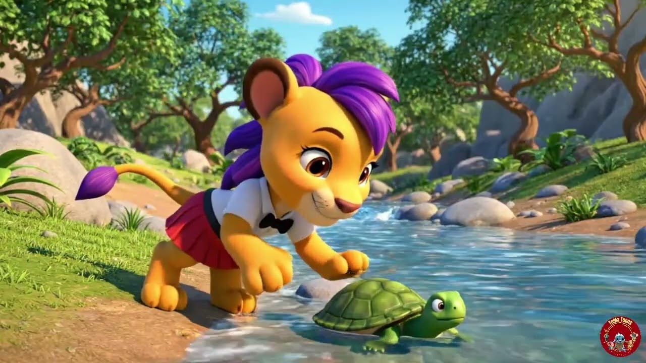 Dutch | Simba en het Rivierschildpad-Probleem | Simba the River Turtle Trouble