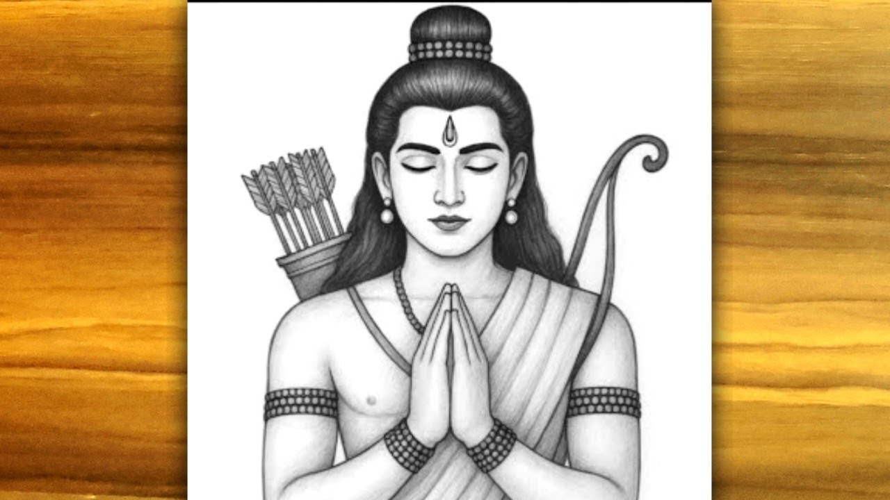 Ram ji ki drawing | Bhagwan Ram drawing | Diwali special drawing  | chitra