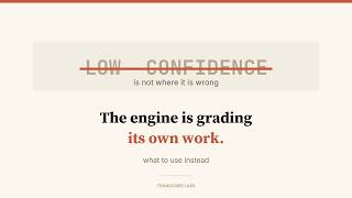 Why confidence scores don't show you where a transcript is wrong