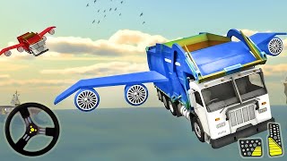 City Garbage Flying Truck - Dump Truck Driving | Android Gameplay screenshot 4