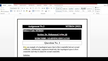 MTH634 Assignment 2 solution 2023