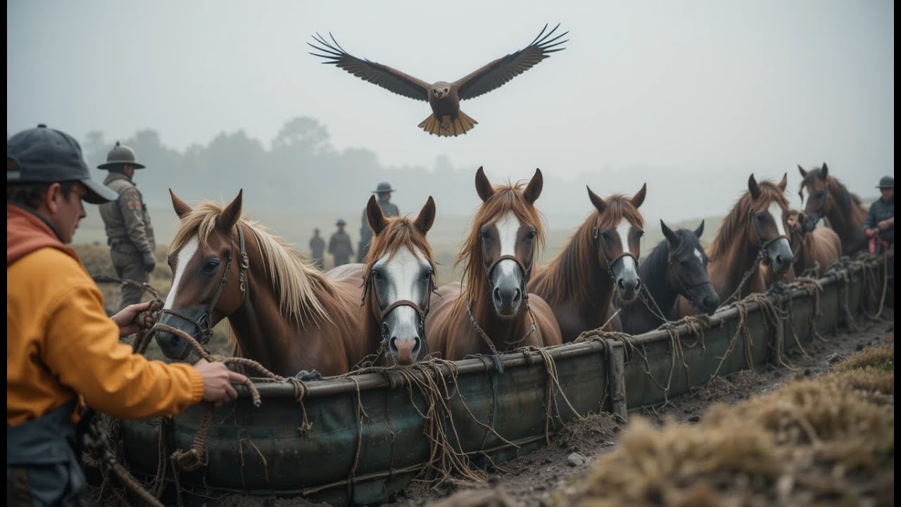 🐎 Rockslide Rescue: Horses Trapped in a Cave – A Daring Mission
