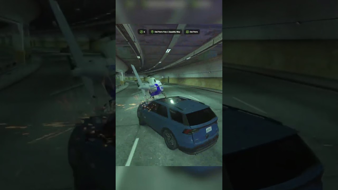 HELLY PIT to ESCAPE POLICE CHASE in GTA RP! 😱🚁