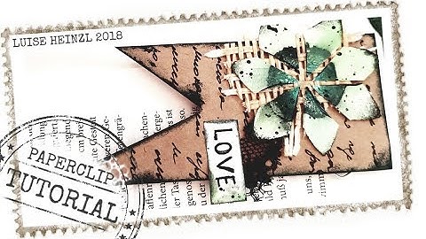 🎵 altered paperclips [12 days of junk journal gifts tutorials on facebook-day 6:ALTERED PAPERCLIPS]