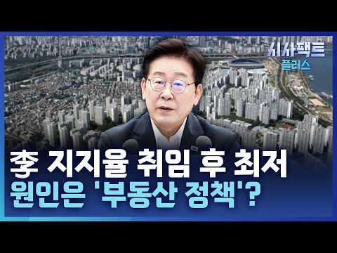 [시사팩트 플러스] 李 지지율 '부정' 46%···청년층 민심 <strong>이반</strong> 뚜렷한 이유