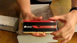 Corsair Dominator GT Core i5 P55 Dual Channel DDR3 Memory Unboxing