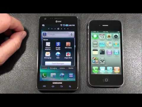 Vídeo: Diferença Entre Samsung Infuse 4G E IPhone 4