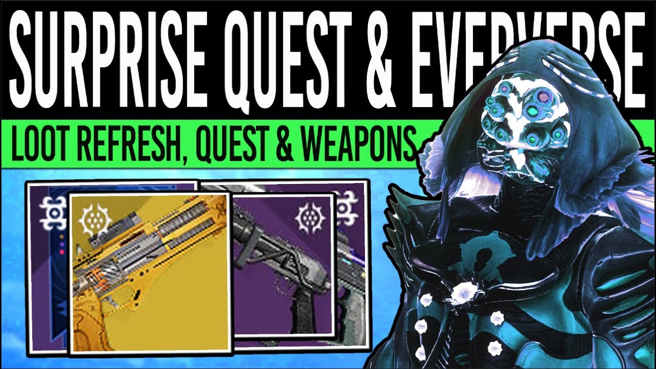 Destiny 2: SURPRISE QUEST & GOD ROLL LAUNCHER! Eververse LOOT, Weapon Rolls & SHADA-1 (20th June)