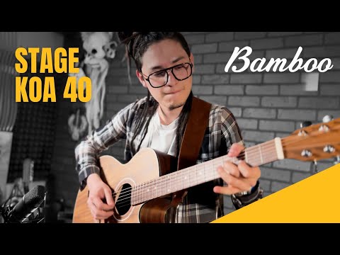 Guitarra Electroacústica Koa 40" - Review 🎶